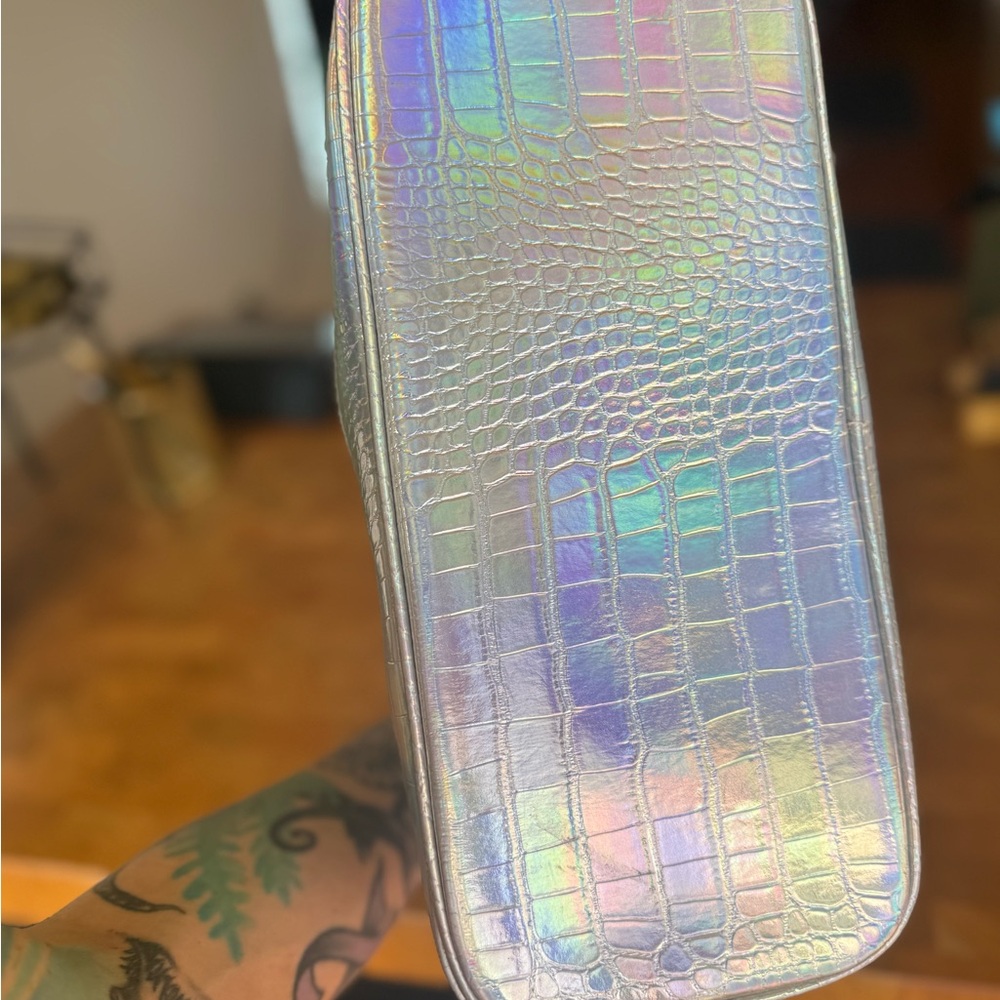 Never used Paris Hilton Holographic Croc-Embossed Women's Bag - Picture 8 of 17